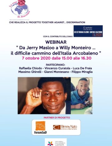 Da Jerry Masloo a Willy Monteiro .. il difficile cammino dell’Italia Arcobaleno