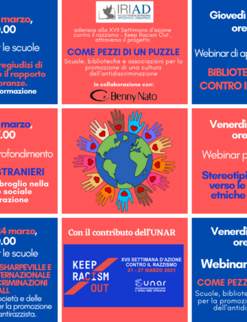 "COME PEZZI DI UN PUZZLE - Scuole, biblioteche e associazioni per la promozione di una cultura dell'antidiscriminazione"