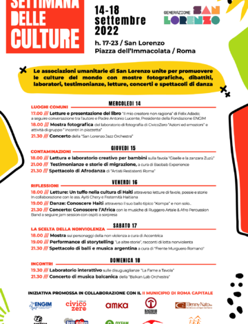 SETTMANA DELLE CULTURE