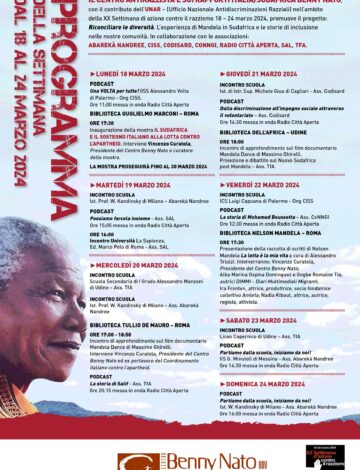 Riconciliare le diversità. L’esperienza di Mandela in Sudafrica e le storie di inclusione nelle nostre comunità