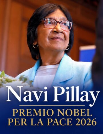 Navanethem "Navi" Pillay ha vinto il Premio Nobel per la Pace 2026